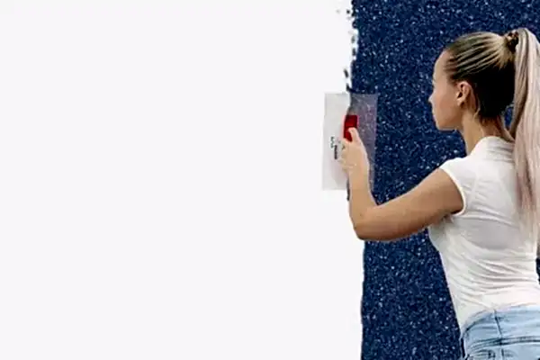 yalıtımlı sürülen duvar kağıdı Ventrawall duvar kağıdı uygulaması