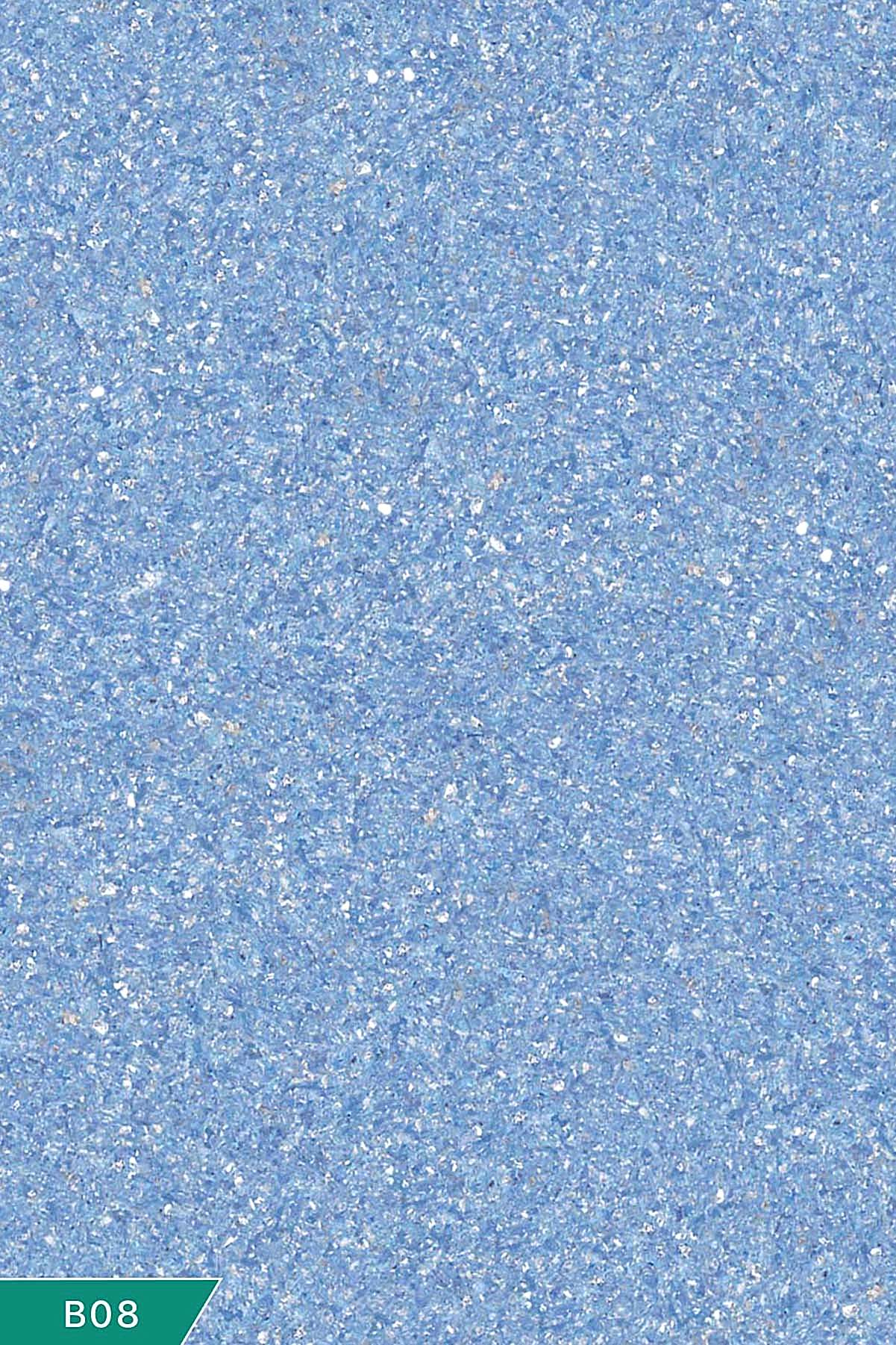 Ventrawall B08 - Yalıtımlı Sürülen Simli Mavi Duvar Kağıdı