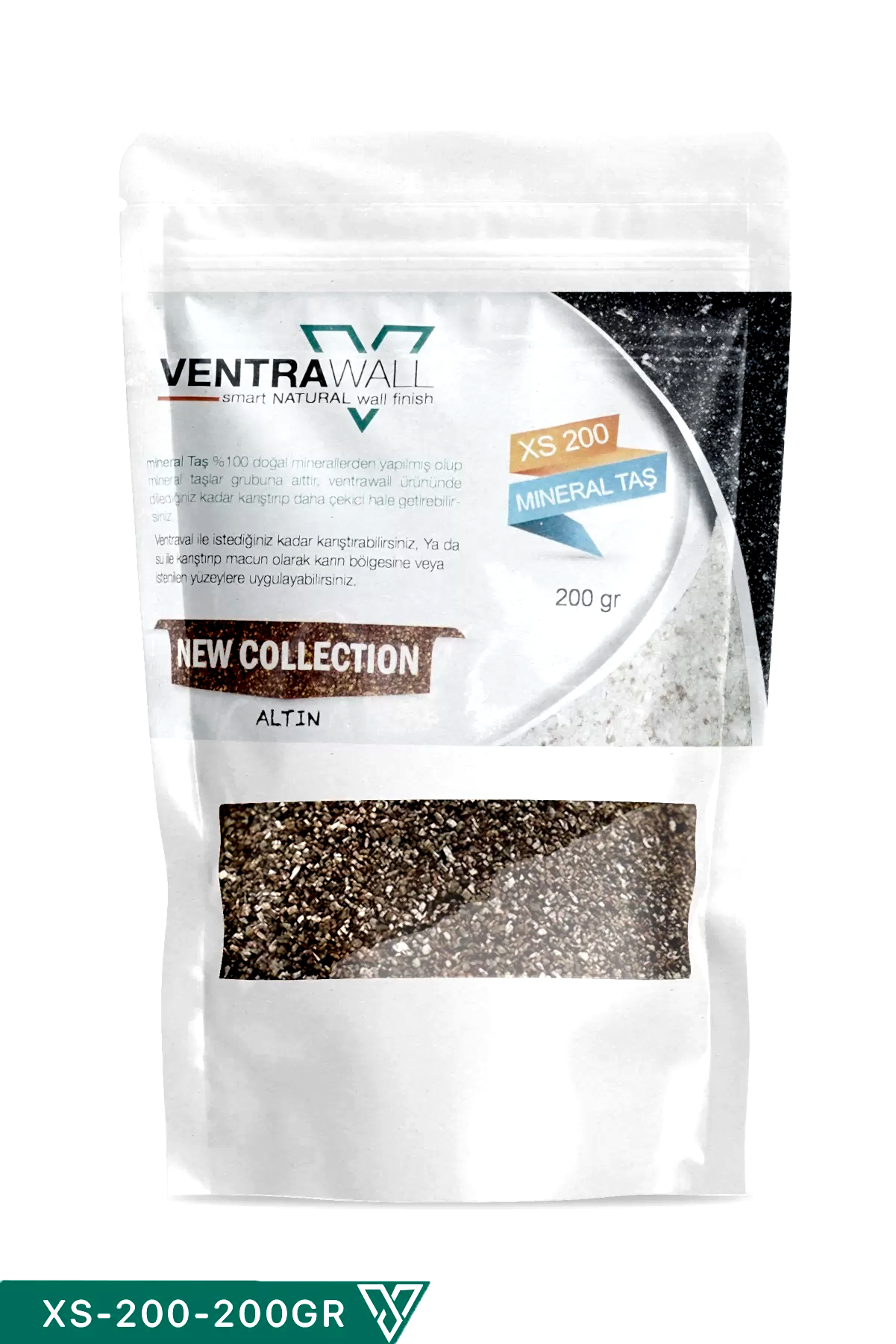 Ventrawall XS-200-200GR Altın Rengi Doğal Mineral Taşları - Doğal Güzellik ve Dayanıklılık